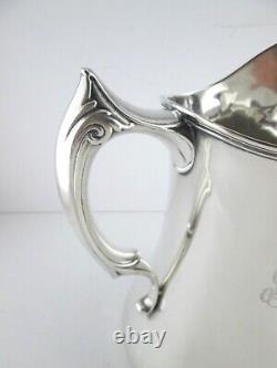 Antique WHITING Sterling Silver Water Pitcher ART NOUVEAU 1914