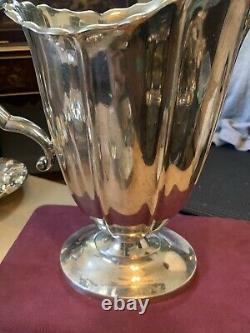 Antique Watson sterling silver water pitcher 10