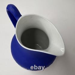 Antique Wedgwood Blue DIp Jasperware PORTLAND VASE Water Pitcher/Jug
