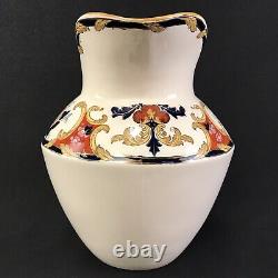 Antique Wedgwood Etruria Hand Painted Wash Basin Bowl & Water Jug Pitcher Ewer