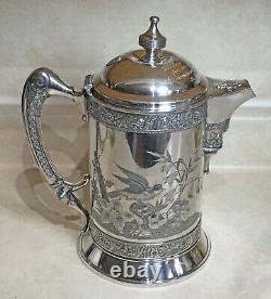 Antique Wilcox Silverplate Ice Water Pitcher