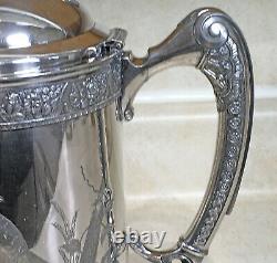 Antique Wilcox Silverplate Ice Water Pitcher