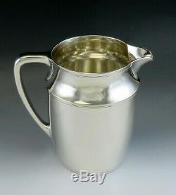 Antique c1930 Sterling Silver Tiffany & Co Water Pitcher Jug NO MONO 4.25 Pint