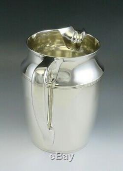 Antique c1930 Sterling Silver Tiffany & Co Water Pitcher Jug NO MONO 4.25 Pint