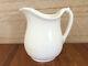 Antique Ca1907-1912 Homer Laughlin White Ironstone Water Pitcher Jug 9