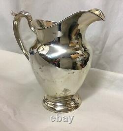 Antique gorham sterling 182 4 1/2 pt vintage water pitcher