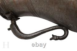 Antique islamic Engraved copper Ewer Pitcher water jug 19th cent Afghanistan 25H