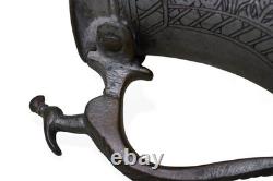 Antique islamic Engraved copper Ewer Pitcher water jug 19th cent Afghanistan 25M