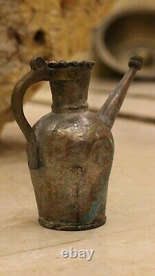 Antique ottoman Middle East Islamic 19th Water Jug Pitcher Pourer Pot