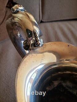 Antique sterling silver water pitcher