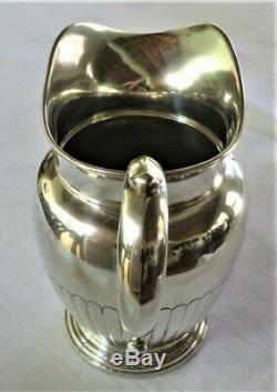 Antq Sterling Silver Water Pitcher Manchester 740 Grms 26 Ounces No Mono Ex-cond