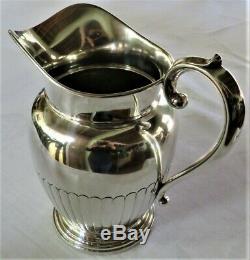 Antq Sterling Silver Water Pitcher Manchester 740 Grms 26 Ounces No Mono Ex-cond