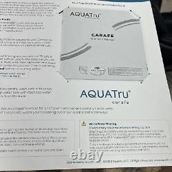 Aquatru Carafe AT100- Glass Pitcher Reverse Osmosis Water Filter Countertop