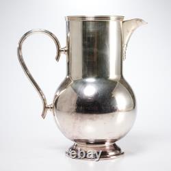Argent Italy Silver Plated Brass Water Pitchers Jugs Set of 3 Vintage