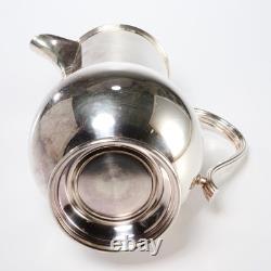 Argent Italy Silver Plated Brass Water Pitchers Jugs Set of 3 Vintage