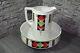 Art Deco 30's Pitcher Water Basin Jug Bowl Geometric Spritzdekor Colored Design