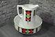 Art Deco 30's Pitcher Water Basin Jug Bowl Geometric Spritzdekor Colored Design