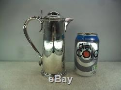Arts & Crafts Hammered Solid Silver Water Coffee Jug, London 1915