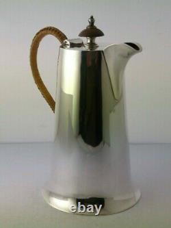 Arts & Crafts Style Solid Silver Hot Water Jug Walker & Hall Sheff. 1924