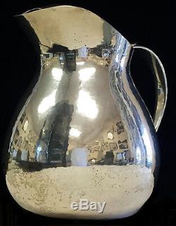 Awesome Randahl Sterling Hand Wrought Water Pitcher