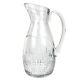 Baccarat France Nancy Optic Toothed 48oz Cocktail Water Pitcher Carafe Jug 10