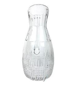 BACCARAT France NANCY Optic Toothed 48oz Cocktail Water Pitcher Carafe Jug 10