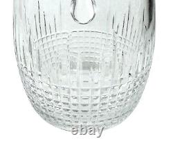 BACCARAT France NANCY Optic Toothed 48oz Cocktail Water Pitcher Carafe Jug 10