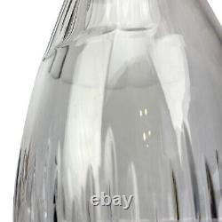 BACCARAT France NANCY Optic Toothed 48oz Cocktail Water Pitcher Carafe Jug 10