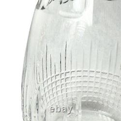 BACCARAT France NANCY Optic Toothed 48oz Cocktail Water Pitcher Carafe Jug 10