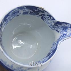 BLUE CLAUDE by JOSIAH WEDGWOOD Pearlware 1825 Large Jug Water Pitcher FLAWS