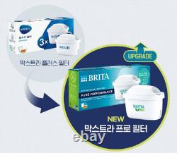 BRITA Glass Water Filter Jug 2.5L Pitcher with 1 Filter Cartridge Included