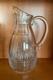 Baccarat Nancy Optic Toothed 48 Oz Cocktail Water Pitcher Carafe Jug 10h France