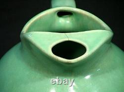 Ball Pitcher Vintage Lime Green USA Water Jug with Ice Lip 633 style Hall