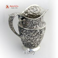 Baltimore Rose Water Pitcher Schofield 1905 Sterling Silver