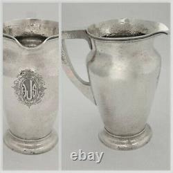 Baltimore Schofield Tudor Corinthian Sterling Silver Hammered Water Pitcher