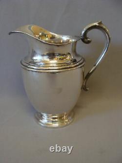 Beautiful Solid Sterling Silver Large Water Pitcher by Preisner Style 125