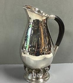 BeautifulHand Made Sterling Silver Water Pitcher 30.1 Troy 0z. / 938 Grams