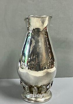 BeautifulHand Made Sterling Silver Water Pitcher 30.1 Troy 0z. / 938 Grams