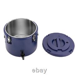 Beverage Cooler Water Jug Drink Insulated Dispenser 304 Steel Interior 18.7L