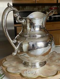 Bigelow Kennard Antique Sterling 5 Pint Water Pitcher Hand Crafted