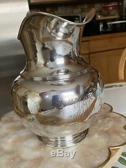 Bigelow Kennard Antique Sterling 5 Pint Water Pitcher Hand Crafted