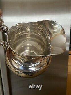 Bigelow Kennard Antique Sterling 5 Pint Water Pitcher Hand Crafted