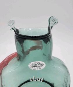 Blenko Caturday Companion Mouse 384M Water Bottle, Double Spout Pitcher
