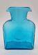 Blenko Htf 50's Ice Blue 384 Water Bottle, Double Spout Pitcher