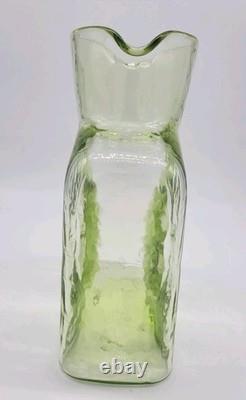 Blenko Limited Edition Wormwood 384 Water Bottle, Double Spout Pitcher