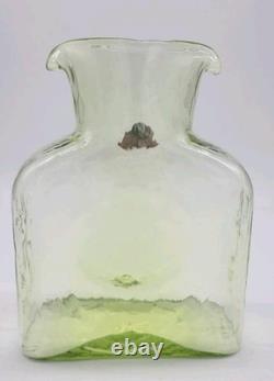 Blenko Limited Edition Wormwood 384 Water Bottle, Double Spout Pitcher