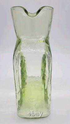 Blenko Limited Edition Wormwood 384 Water Bottle, Double Spout Pitcher