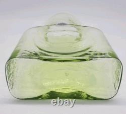 Blenko Limited Edition Wormwood 384 Water Bottle, Double Spout Pitcher