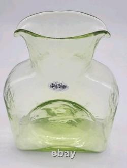 Blenko Limited Edition Wormwood 384 Water Bottle, Double Spout Pitcher