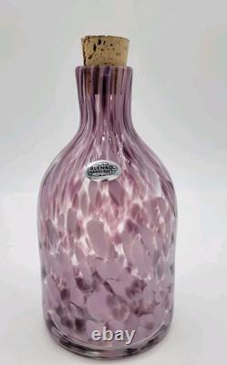 Blenko Limited Release 3115M Fritted Moonshine Jug, First Quality Signed